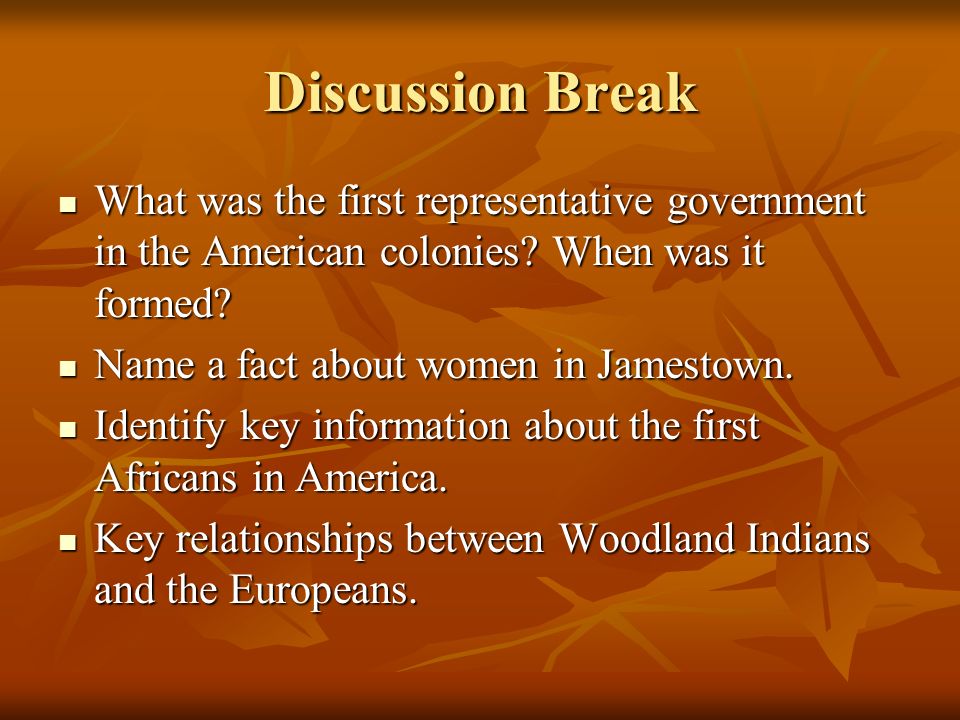 Relationships between indians and english jamestown